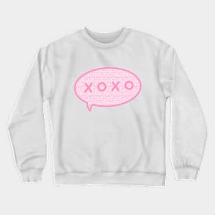 XOXO Aesthetic Speech Bubble Crewneck Sweatshirt